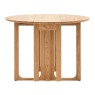 Craft Round Extending Dining Table & 4 Dining Chairs Natural Craft Round Extending Dining Table & 4 Dining Chairs Natural