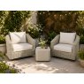 Outdoor Ragusa Swivel Chairs & Rozzano Side Table Set Outdoor Ragusa Swivel Chairs & Rozzano Side Table Set