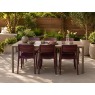Nardi Piave Table & x6 Borgogna Chairs Nardi Piave Table & x6 Borgogna Chairs