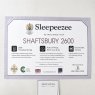 Sleepeezee Superking Shaftsbury 2600 Sprung Divan - Blossom Headboard - x4 Drawers Sleepeezee Superking Shaftsbury 2600 Sprung Divan - Blossom Headboard - x4 Drawers
