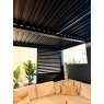 Messina Pergola with x2 Swivel Louvre Screen Messina Pergola with x2 Swivel Louvre Screen