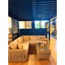 Messina Pergola with x2 Swivel Louvre Screen Messina Pergola with x2 Swivel Louvre Screen