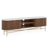 Crosby Walnut Dining Extra Large Media Stand