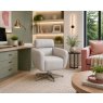 Tullio Leather Swivel Chair Tullio Leather Swivel Chair