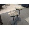 2x Amber Stacatto Tables (60cm & 50cm) 2x Amber Stacatto Tables (60cm & 50cm)