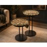 2x Amber Stacatto Tables (60cm & 50cm) 2x Amber Stacatto Tables (60cm & 50cm)
