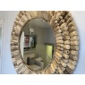 Amber Large Round Cork Mirror Amber Large Round Cork Mirror