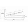 Tamara Ottoman Storage Bed - Small Double Tamara Ottoman Storage Bed - Small Double