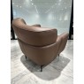 Dario Club Chair Brown Dario Club Chair Brown
