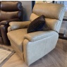 Scott - 3 Seater power recliner in Brown leather and 2 x Power Chairs in Biege Leather Scott - 3 Seater power recliner in Brown leather and 2 x Power Chairs in Biege Leather