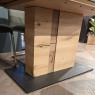 Venjakob Dining Table and 6 Leather Chairs Olive Venjakob Dining Table and 6 Leather Chairs Olive