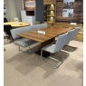 VENJAKOB-- 1.9M Bench with Back in Stainless Steel Frame & 3 X Frenz Chairs Stainless Steel Frame Ca VENJAKOB-- 1.9M Bench with Back in Stainless Steel Frame & 3 X Frenz Chairs Stainless Steel Frame Ca