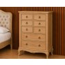Lorient King size Bed, 8 Drawer Chest & Side Table set Lorient King size Bed, 8 Drawer Chest & Side Table set