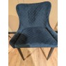 Whitney, Blue Velvet Chair Whitney, Blue Velvet Chair