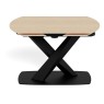 Malaga Ceramic Extending Dining Table | Sand | 120-180cm Malaga Ceramic Extending Dining Table | Sand | 120-180cm