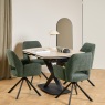Malaga Ceramic Extending Dining Table | Sand | 120-180cm