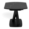 Malaga Ceramic Extending Dining Table | Black | 120-180cm Malaga Ceramic Extending Dining Table | Black | 120-180cm