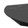 Malaga Ceramic Extending Dining Table | Black | 120-180cm Malaga Ceramic Extending Dining Table | Black | 120-180cm