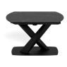 Malaga Ceramic Extending Dining Table | Black | 120-180cm Malaga Ceramic Extending Dining Table | Black | 120-180cm