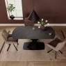 Malaga Ceramic Extending Dining Table | Black | 120-180cm Malaga Ceramic Extending Dining Table | Black | 120-180cm