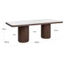 Willox Dining Table 235cm Willox Dining Table 235cm