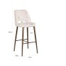 Delphine Lovely Cream Bar Stool Delphine Lovely Cream Bar Stool