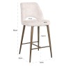 Delphine Lovely Cream Counter Stool Delphine Lovely Cream Counter Stool