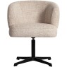 Dinan Cream Tweed Swivel Dining Chair Dinan Cream Tweed Swivel Dining Chair