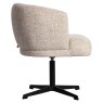Dinan Cream Tweed Swivel Dining Chair Dinan Cream Tweed Swivel Dining Chair