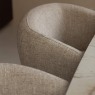 Dinan Cream Tweed Swivel Dining Chair Dinan Cream Tweed Swivel Dining Chair
