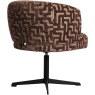 Dinan Brown Labyrinth Swivel Dining Chair Dinan Brown Labyrinth Swivel Dining Chair
