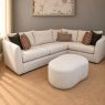 Vogue Williams Carnaby Large Corner Sofa - (Right Hand Facing) with Pebble Footstall Vogue Williams Carnaby Large Corner Sofa - (Right Hand Facing) with Pebble Footstall