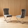 Fitzrovia Chair Dining Chair in Stainless Steel Frame Fitzrovia Chair Dining Chair in Stainless Steel Frame