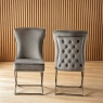 Fitzrovia Chair Dining Chair in Stainless Steel Frame Fitzrovia Chair Dining Chair in Stainless Steel Frame