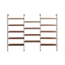 Kartell Adam Wood by Philippe Starck 14 Shelf Bookcase Dark Wood