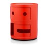 Kartell Componibili Smile 2 Drawers Unit - Red Kartell Componibili Smile 2 Drawers Unit - Red