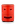 Kartell Componibili Smile 2 Drawers Unit - Red Kartell Componibili Smile 2 Drawers Unit - Red