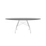 Kartell Glossy by Antonio Citterio Black Oval Table Kartell Glossy by Antonio Citterio Black Oval Table