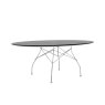 Kartell Glossy by Antonio Citterio Black Oval Table