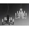 Kartell Khan by Philippe Starck Black Chandelier Kartell Khan by Philippe Starck Black Chandelier
