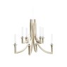 Kartell Khan by Philippe Starck Polished Metal Chandelier