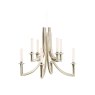 Kartell Khan by Philippe Starck Polished Metal Chandelier