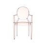 Kartell Louis Ghost by Philippe Starck Orange Sunset Chair Kartell Louis Ghost by Philippe Starck Orange Sunset Chair
