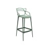 Kartell Masters by Phillippe Starck Stool H.75 Sage