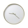 Seponi White Matt Bronze Clock