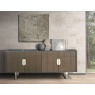 Stone International Maverick Leather Quilted Sideboard Stone International Maverick Leather Quilted Sideboard