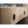 Stone International Maverick Leather Quilted Sideboard Stone International Maverick Leather Quilted Sideboard