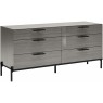 Alf Italia Sotomura Bedroom 6 Drawer Wide Chest Alf Italia Sotomura Bedroom 6 Drawer Wide Chest