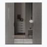 Alf Italia Sotomura Bedroom 4 Door Mirrored Wardrobe