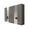 Alf Italia Sotomura Bedroom 6 Door Mirrored Wardrobe